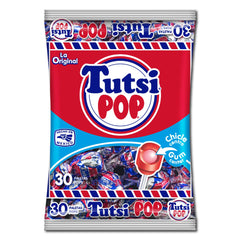 Tootsie Roll Tutsi Pop front packaging showing bag and count for easy selection