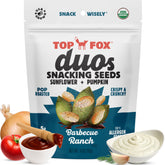TOP FOX front packaging showing BBQ Ranch duo and keto benefit
