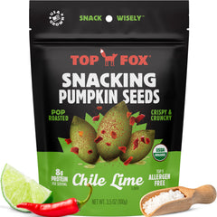 TOP FOX front packaging showing chile lime flavor and 6-pack convenience
