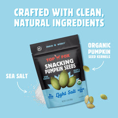 TOP FOX pouch in hand for on‑the‑go snacking convenience