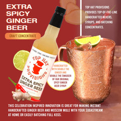 Top Hat Provisions served in a copper mug as a zesty Moscow Mule benefit