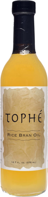 Tophé front bottle view showing bottle and glass packaging benefit preservation
