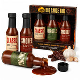 Topline front packaging showing trio box and ready-to-gift appeal