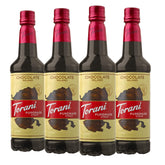 Torani Chocolate Milano bottle front view showing label and size benefit