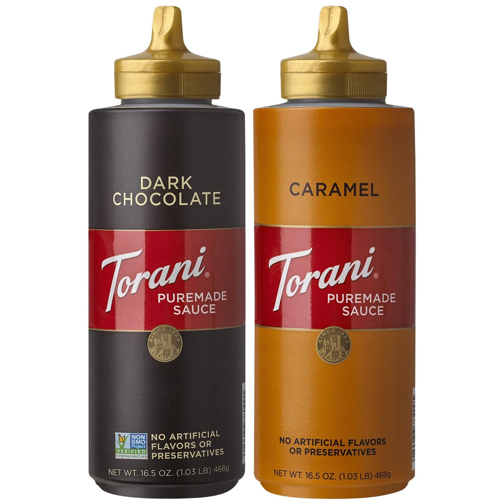 Torani Puremade product front showing bottles and labels for easy identification and trusted flavor