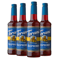 Torani bottle front packaging showing label and size benefit quick flavor
