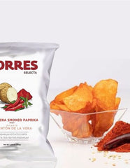 Torres chip closeup showing crisp texture and concentrated flavor