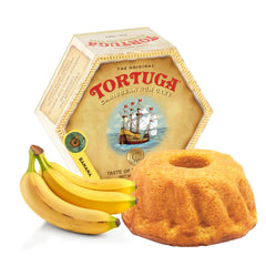 TORTUGA front packaging showing premium gift-ready cake