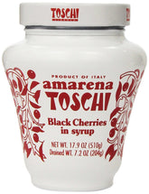 Toschi front packaging showing 17.9 oz jar and label, premium presentation benefit