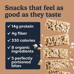 Spread of cashews, shredded coconut and seeds used in Tosi bars for real ingredients