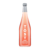 TOST bottle front view showing rose sparkling white tea benefits elegant refreshment