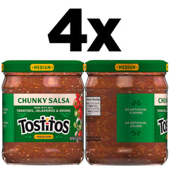 Tostitos jar top label closeup highlighting brand and easy-identification benefit