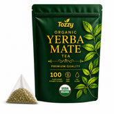 TOZZY front box packaging showing organic label and 100-count convenience