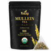 TOZZY front packaging showing 100-count box and organic label for clear identification