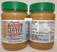 Trader Joe's creamy Valencia peanut butter spread on toast, smooth texture for snacking