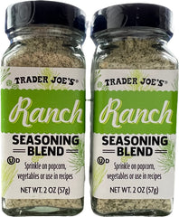 Trader Joe's ranch seasoning front packaging shows label and two-pack convenience for pantry use