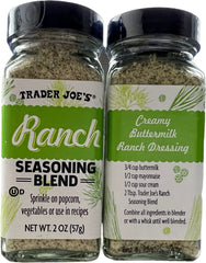 Trader Joe's ranch seasoning jar open close-up reveals texture and aroma for easy mixing