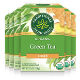 Traditional Medicinals front pack showing label and organic certification benefits