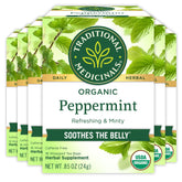 Traditional Medicinals front packaging showing 96 bags and organic label for reliable supply