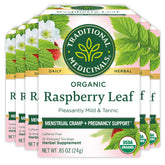 Traditional Medicinals front box showing packaging and benefits
