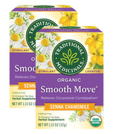 Traditional Medicinals front packaging showing 2-pack offering and organic label benefit