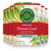 Traditional Medicinals front packaging shows 96 bags and organic labels for reassurance