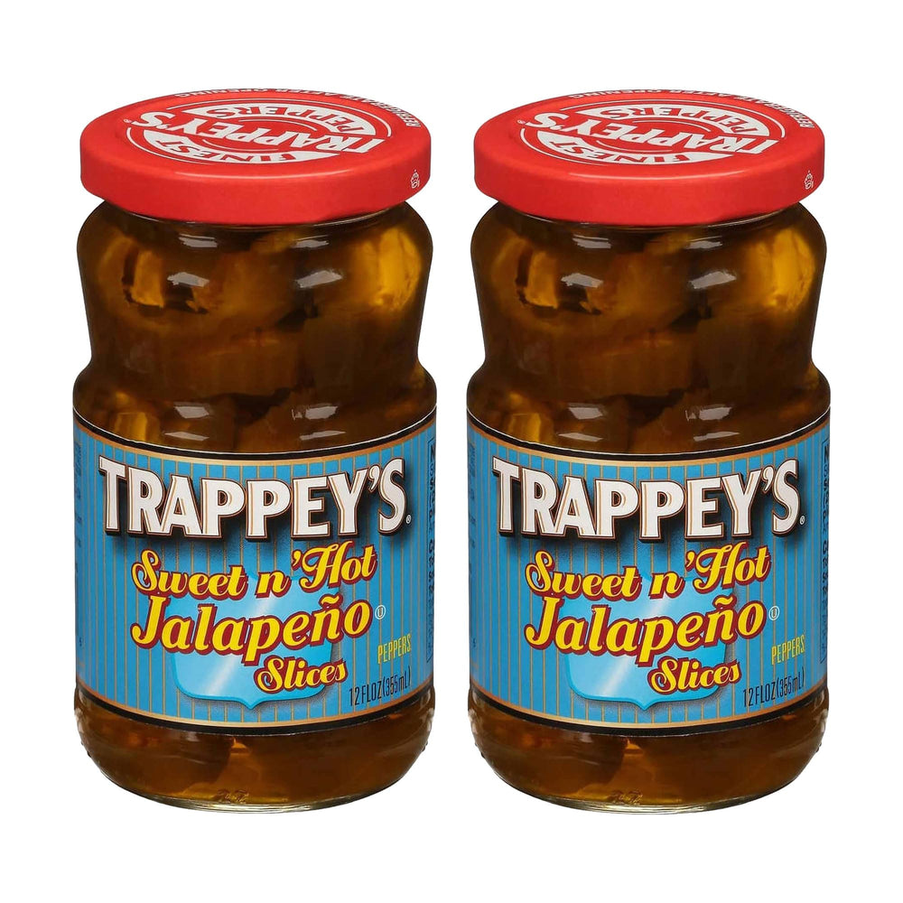 Trappey's jar front label showing slices and easy-topping benefit