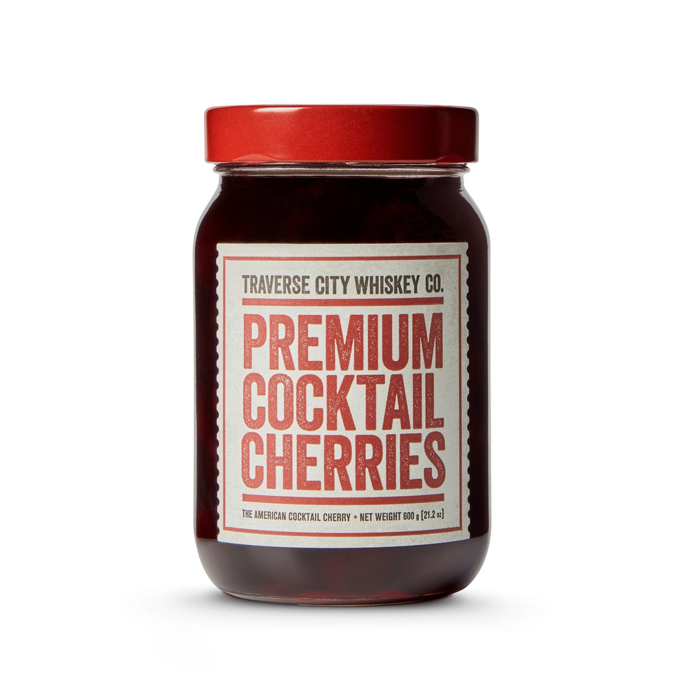 TRAVERSE CITY WHISKEY CO. front jar shot showing label and premium packaging benefit