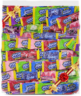 TREATBASKET front packaging of Jolly Ranchar Stix showing count and colors, clear benefit