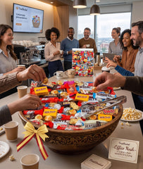 TREATBASKET hand holding pieces to show scale and portion-friendly convenience