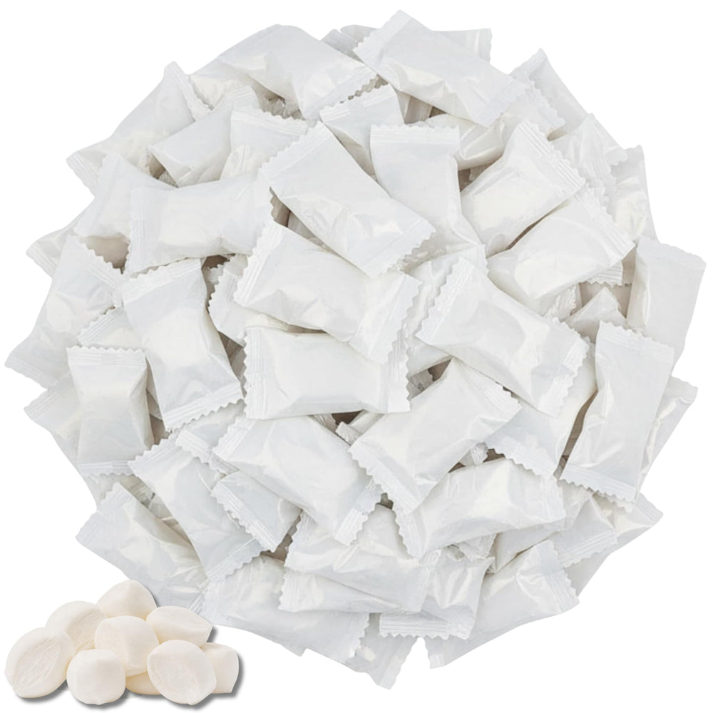 Tree Treasures front packaging showing 110-count white buttermints and value