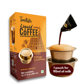 Trelish front packaging showing South Indian filter concentrate for authentic flavor
