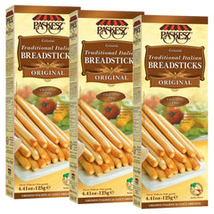 Tribello grissini front pack showing three-pack and convenience