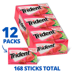 Trident open pack with sticks visible, highlighting convenience and portability