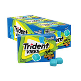 Trident Vibes front packaging showing pocket pack, portable fresh flavor