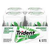 Trident White front packaging showing spearmint bottle and benefits