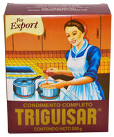 Triguisar front packaging showing brand and 500g size with clear labeling, enhances pantry organization