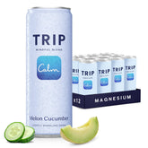 TRIP melon cucumber front packaging showing clean design and flavor