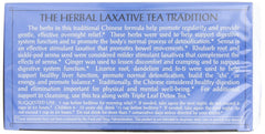 Triple Leaf Tea close-up of tea bag and herbs emphasizing quality