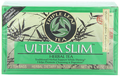 Triple Leaf Tea Ultra Slim front packaging shows product and benefits