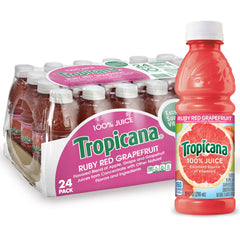 Tropicana front packaging showing bottle and label for quick identification and shelf appeal