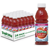 Tropicana front packaging showing 24-pack for pantry convenience