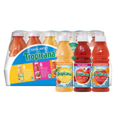 Tropicana variety pack front packaging showing all three flavors and count