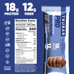 TRUBAR PRO bar cross section revealing layers and dense protein content