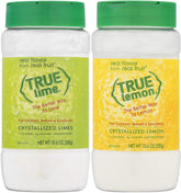 True Citrus front packaging showing both lemon and lime shakers for pantry convenience