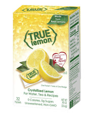 True Citrus individual packets fanned out with bright colors for easy portioning benefit