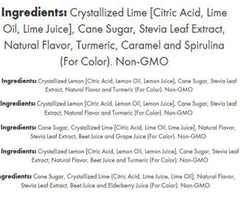True Lime poured into sparkling water glass showing refreshing fizz and flavor