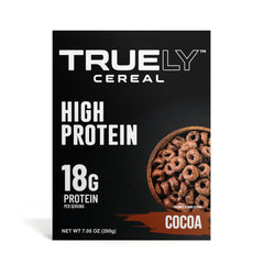 Close-up of Truely Cereal texture highlighting crisp, non-sticky pieces for easy eating