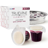 TrueVine front packaging view showing cups and wafers, clear serving benefit