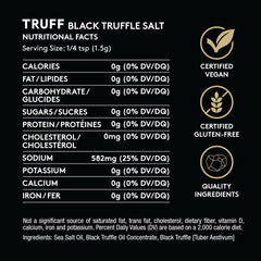 TRUFF being sprinkled over scrambled eggs adding rich truffle aroma to breakfast